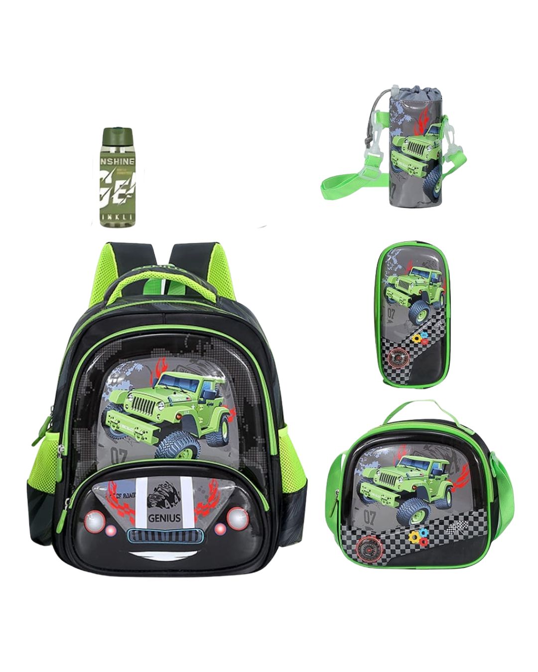 Genius 12-Inch 3D Jeep Backpack