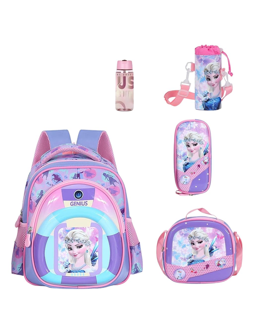 Genius 12-Inch 3D Character School Set