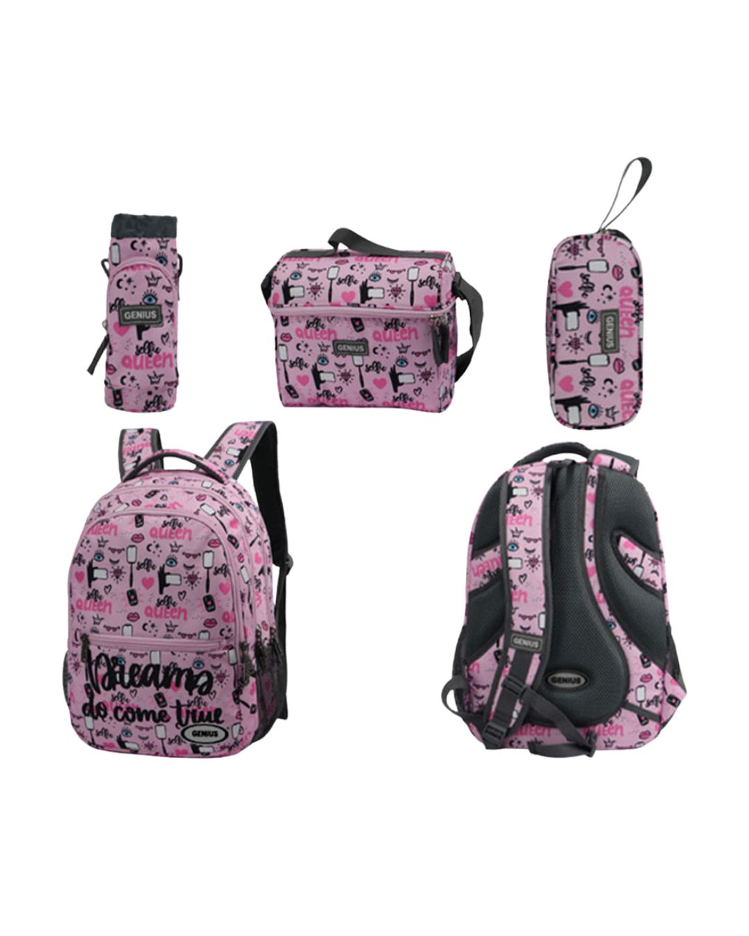Genius 16" Dreams School Bag Set