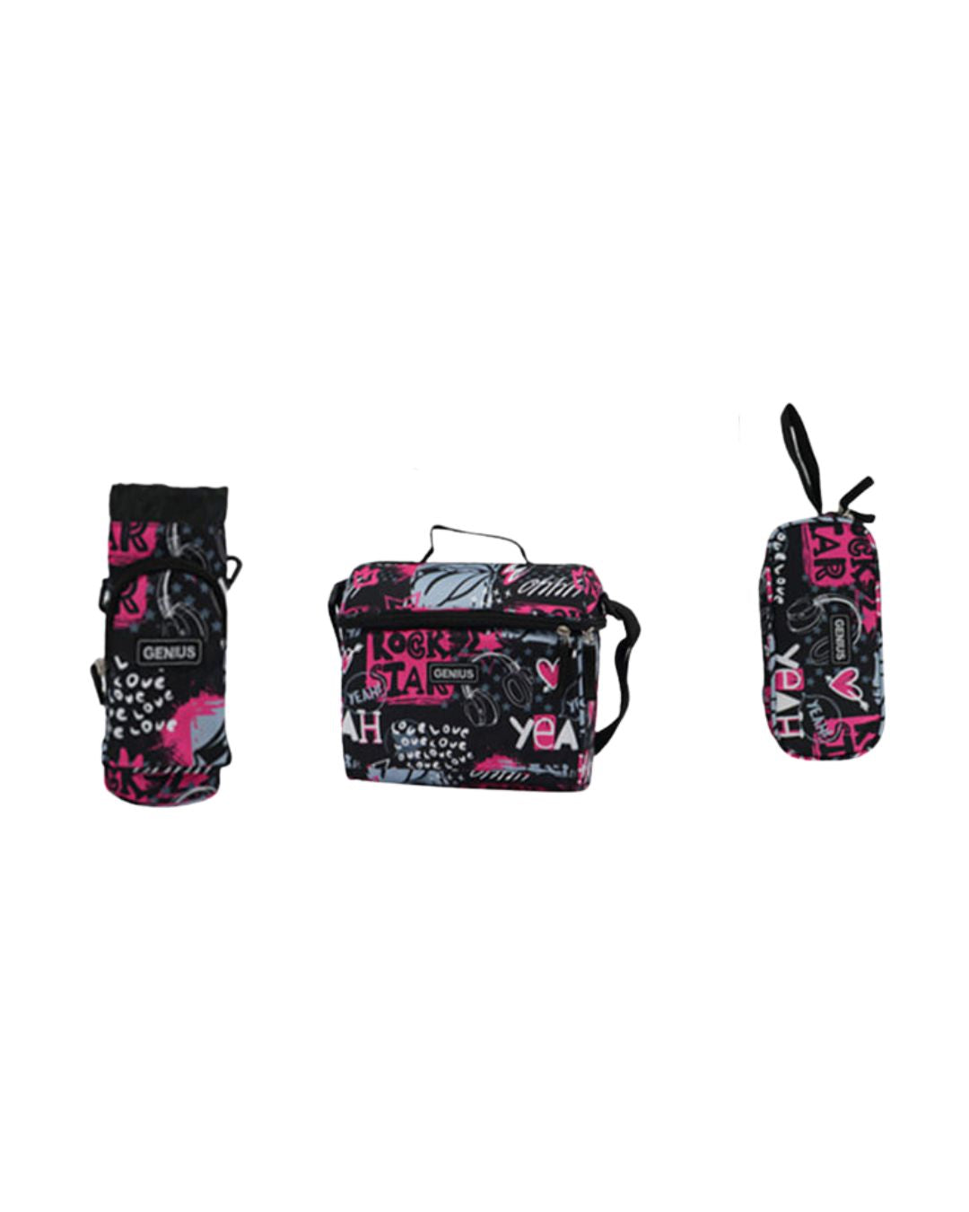 Genius 16" Graffiti School Bag Set