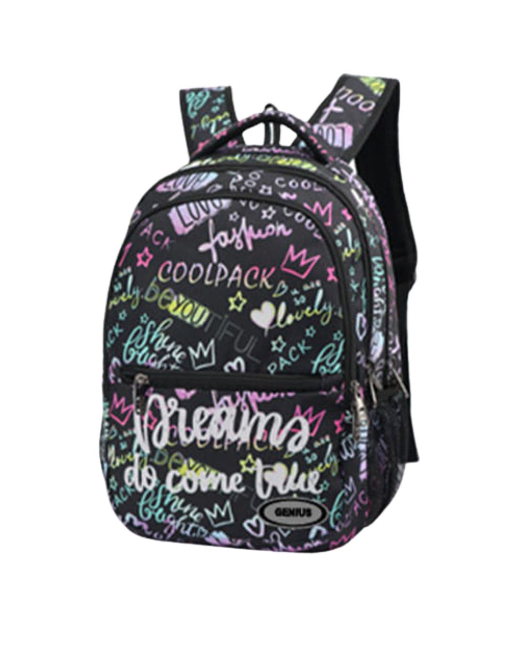 Genius 16" Dreams Graffiti School Bag Set