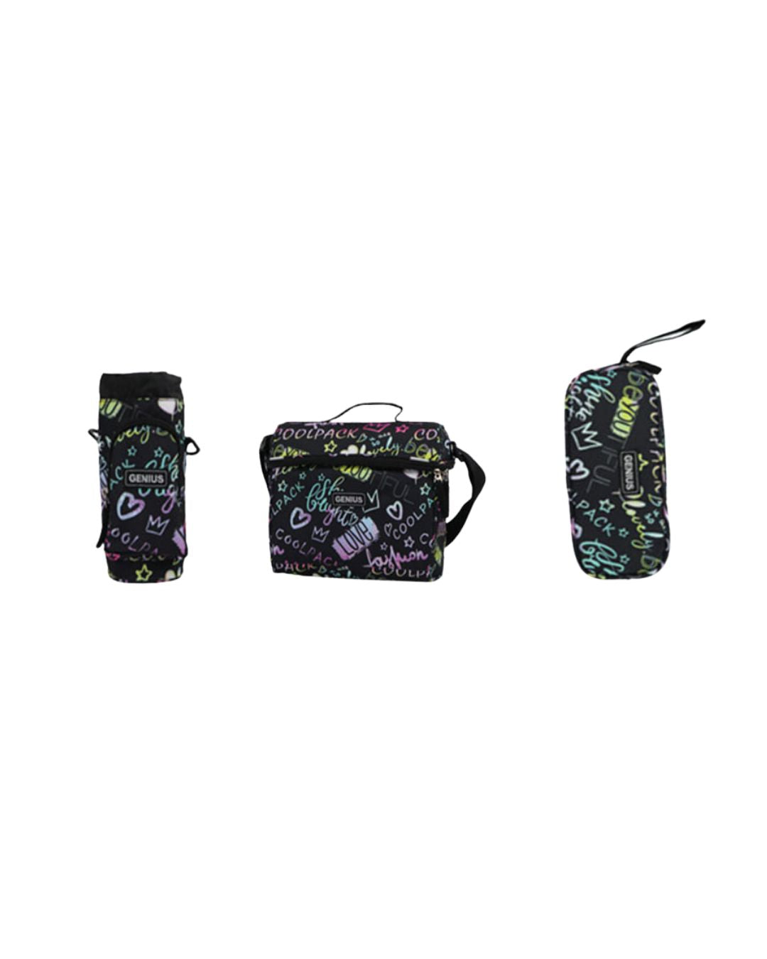 Genius 16" Dreams Graffiti School Bag Set