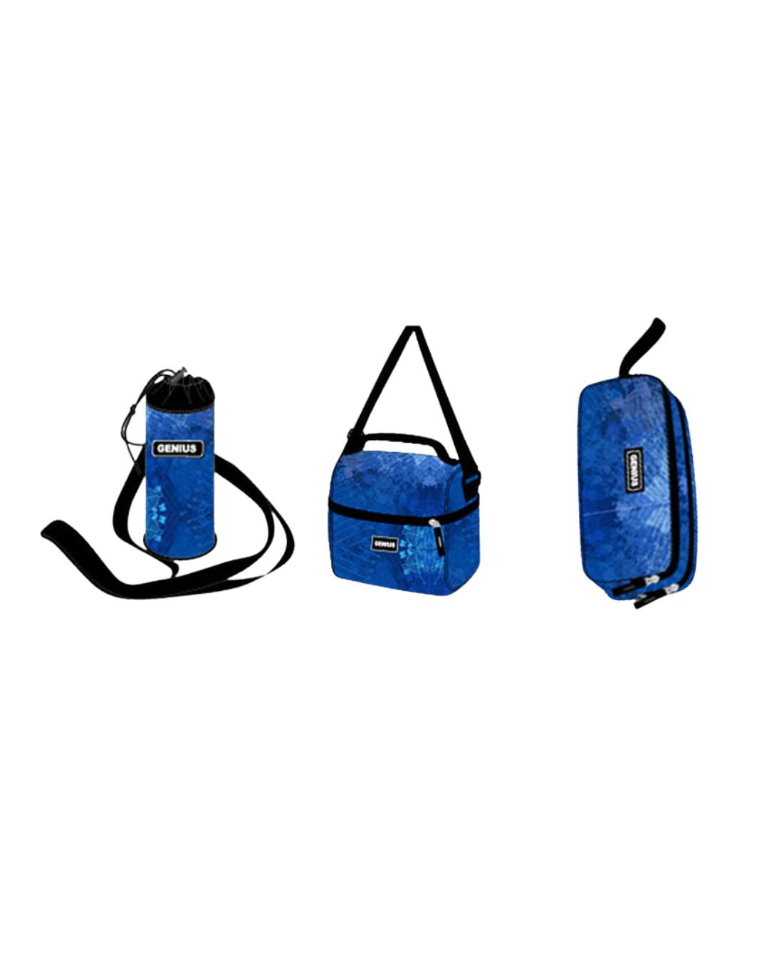 Genius 16" Blue School Bag Set