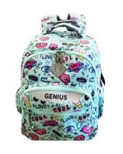Genius 16" Pop Art Doodle School Bag Set