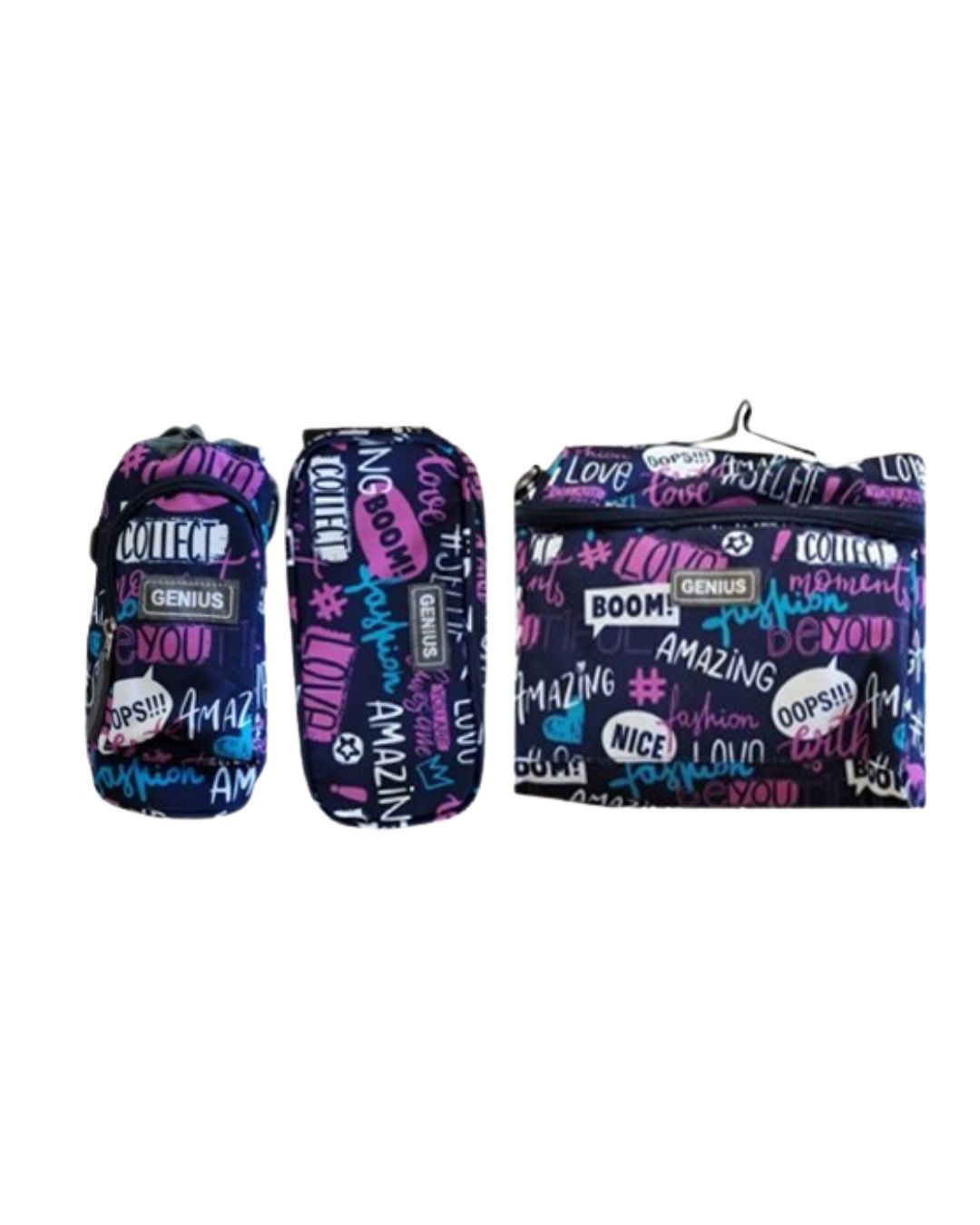 Genius 16" Graffiti School Bag Set