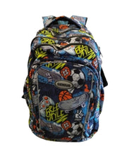 Genius 16" Sports Graphic School Bag Set