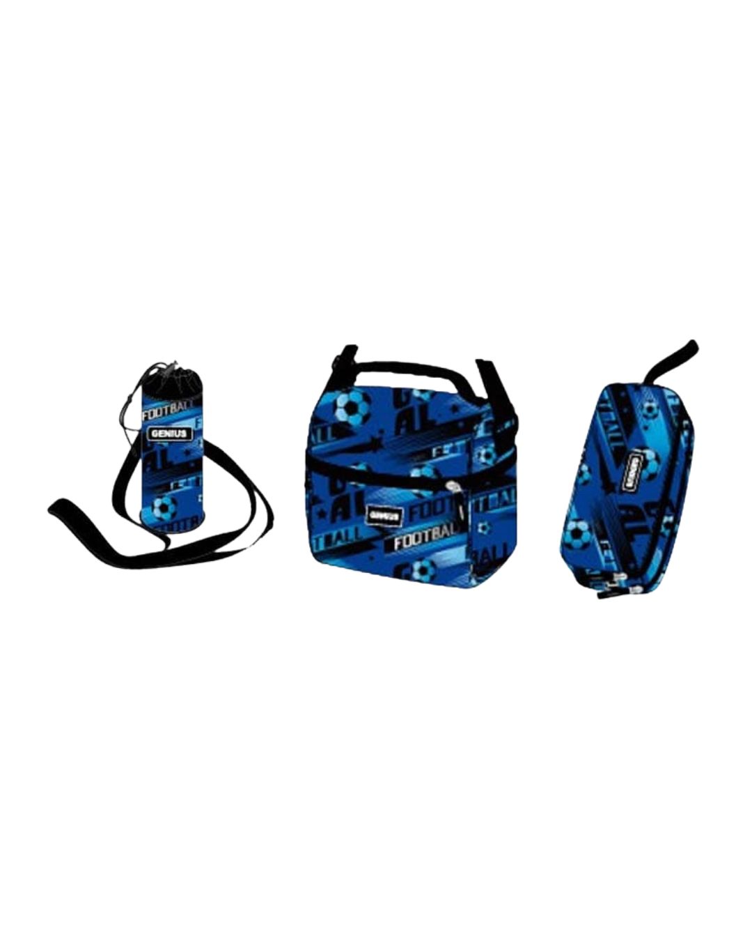 Genius 17" Football School Bag Set