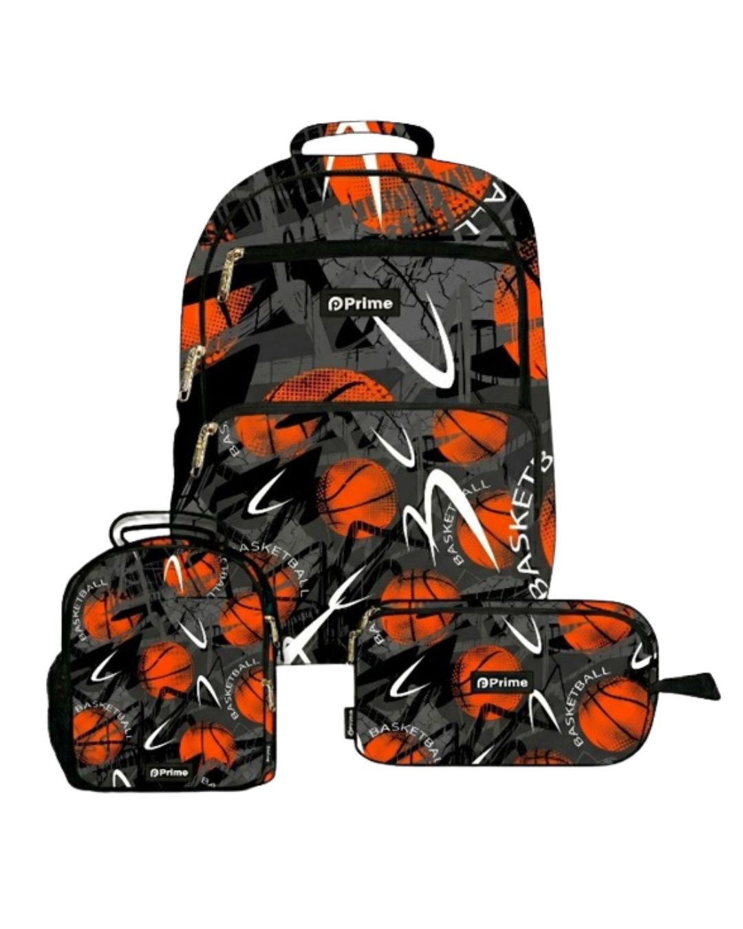 Prime 16" Basketball School Backpack Set
