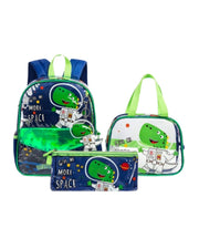 Jasmine Star Dinosaur 3-Piece School Bag Set