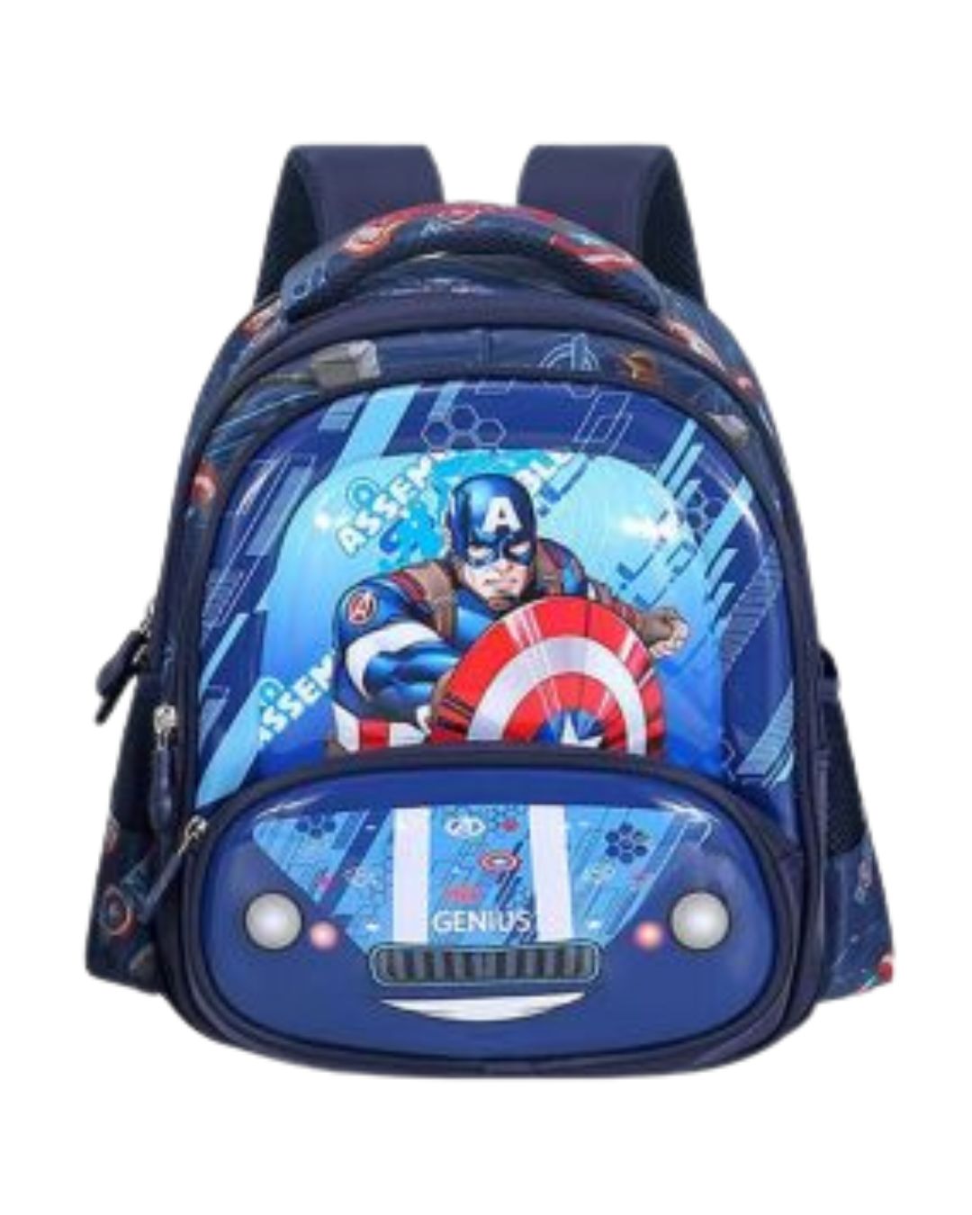Genius Captain America School Bag Set – 12 Inch