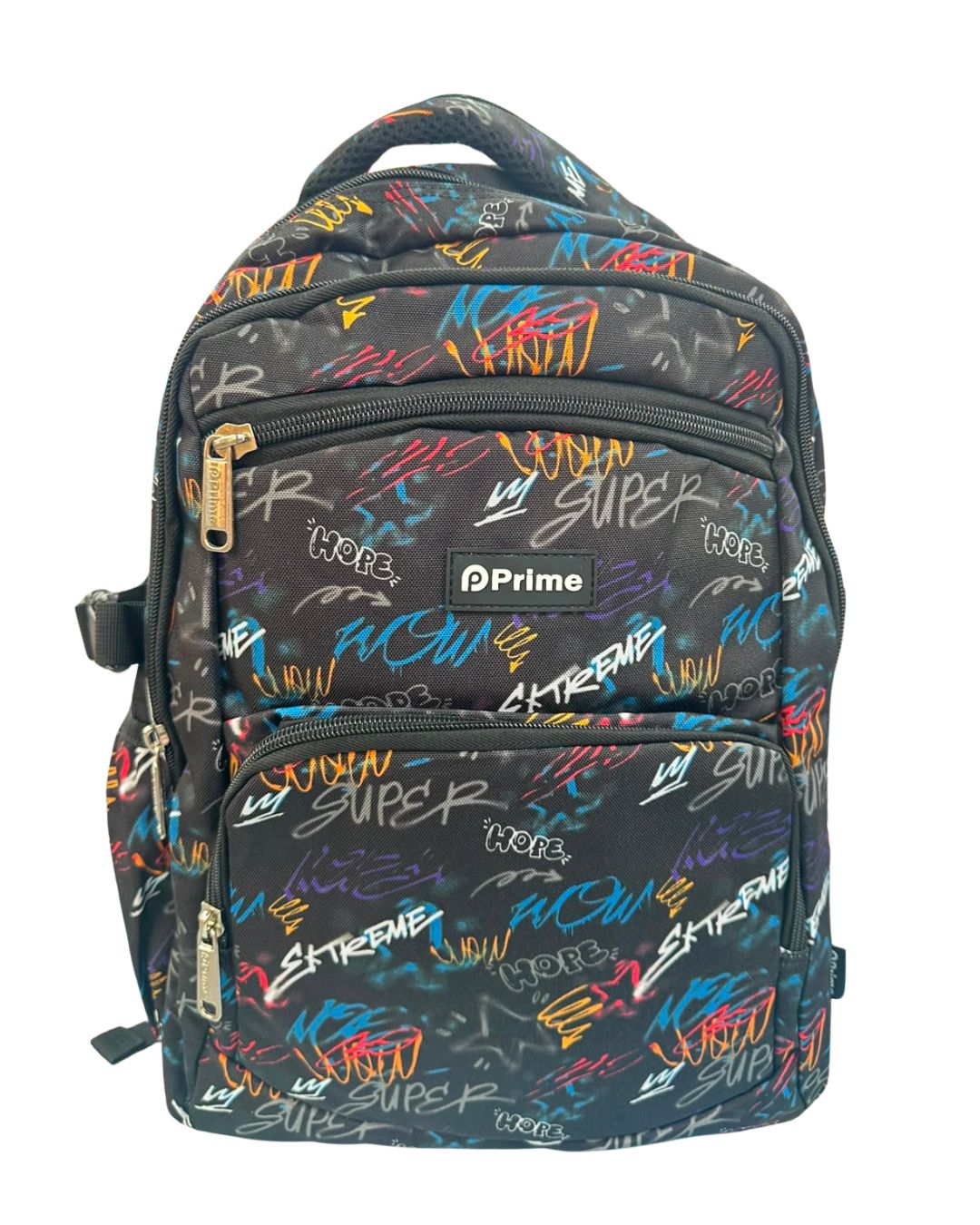 Prime 18-Inch Neon Graphic School Bag Set