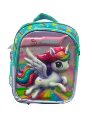 Genius Unicorn Trolley School Bag Set