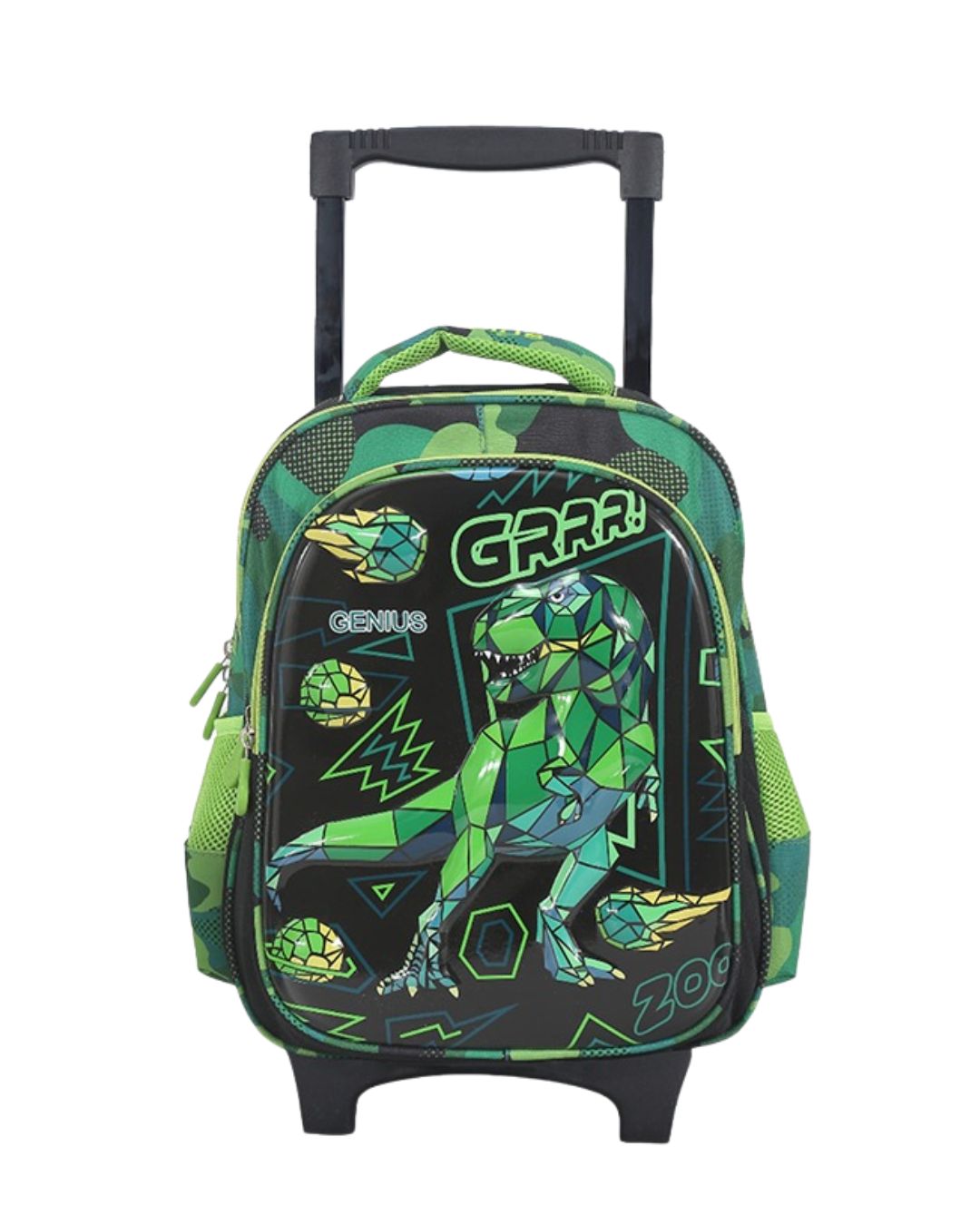 Genius 12-Inch Dinosaur 3D Trolley Bag Set