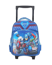 Genius 3D Avengers Kids Trolley Bag Set