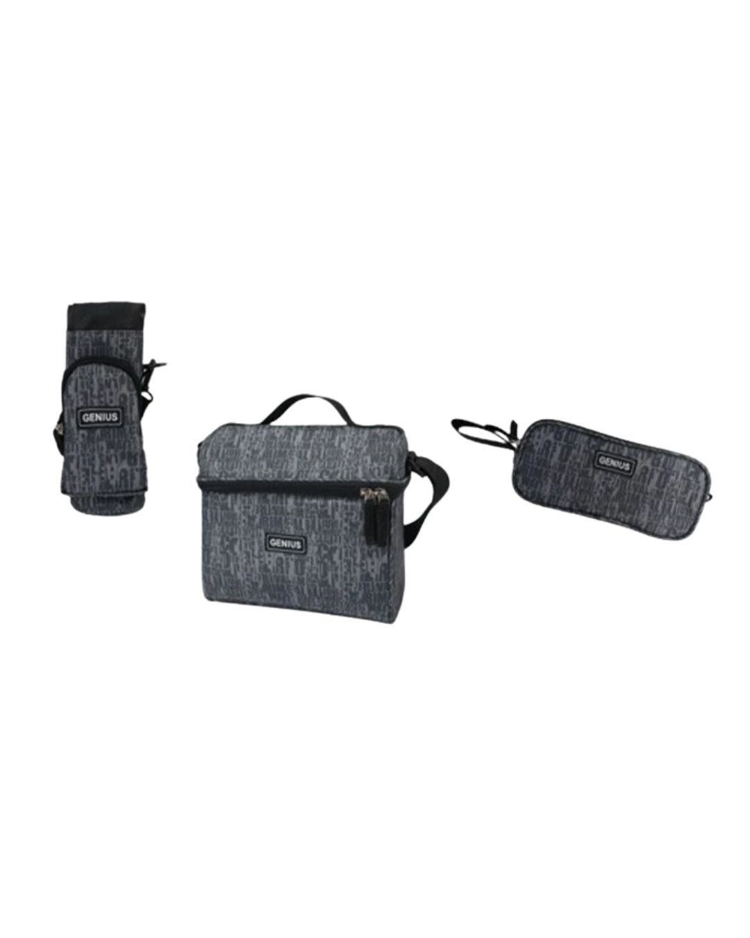 Genius 16-Inch 4-Piece School Backpack Set