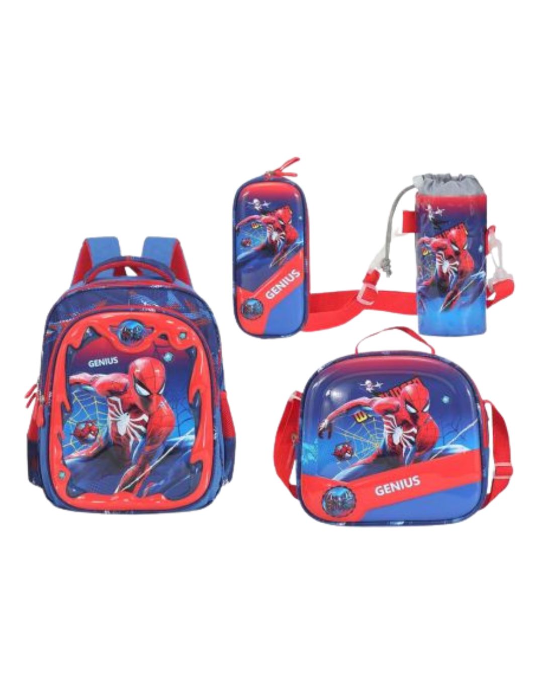 Genius Spider-Man Backpack Set