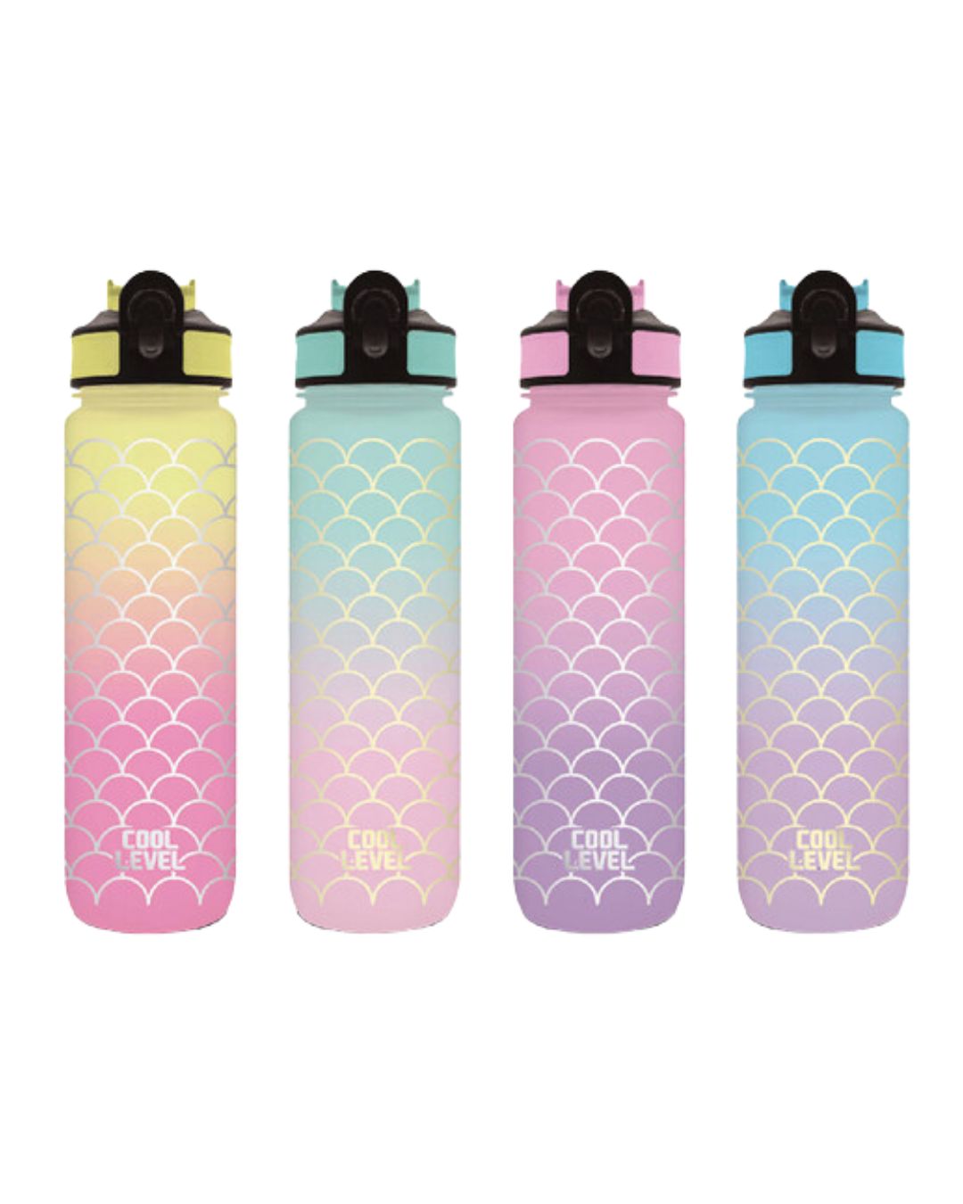 Cool Level 800ml Tritan Water Bottle – Assorted Colors