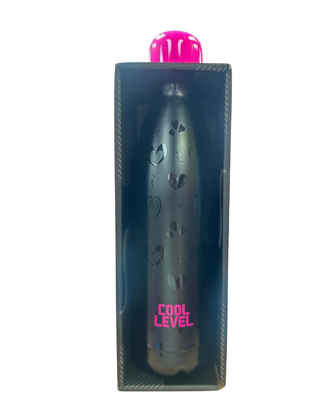 Coollevel Black Heart Stainless Bottle 500ml