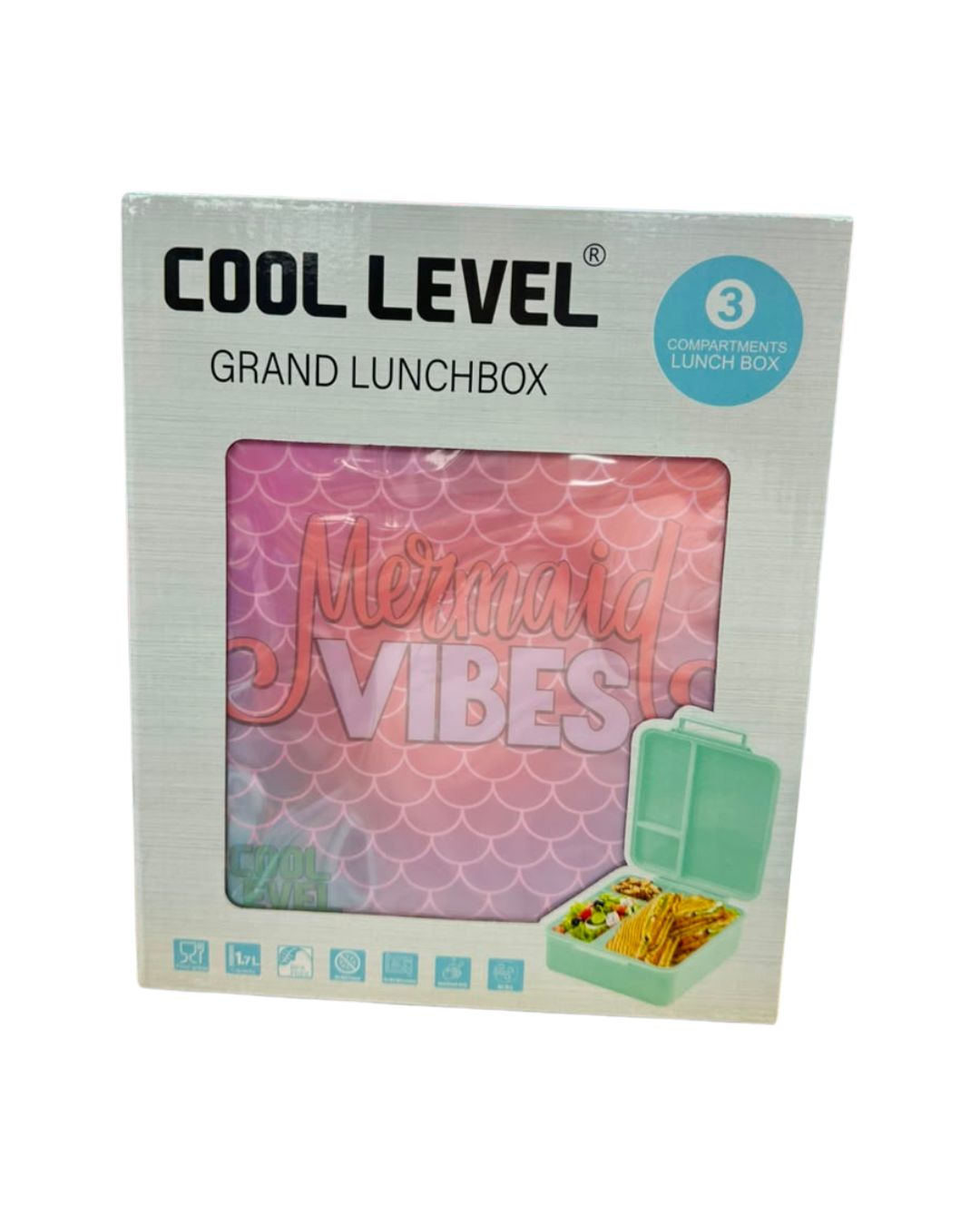 Coollevel Mermaid Vibes Lunchbox
