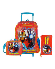 Marvel Iron Man School Trolley Backpack