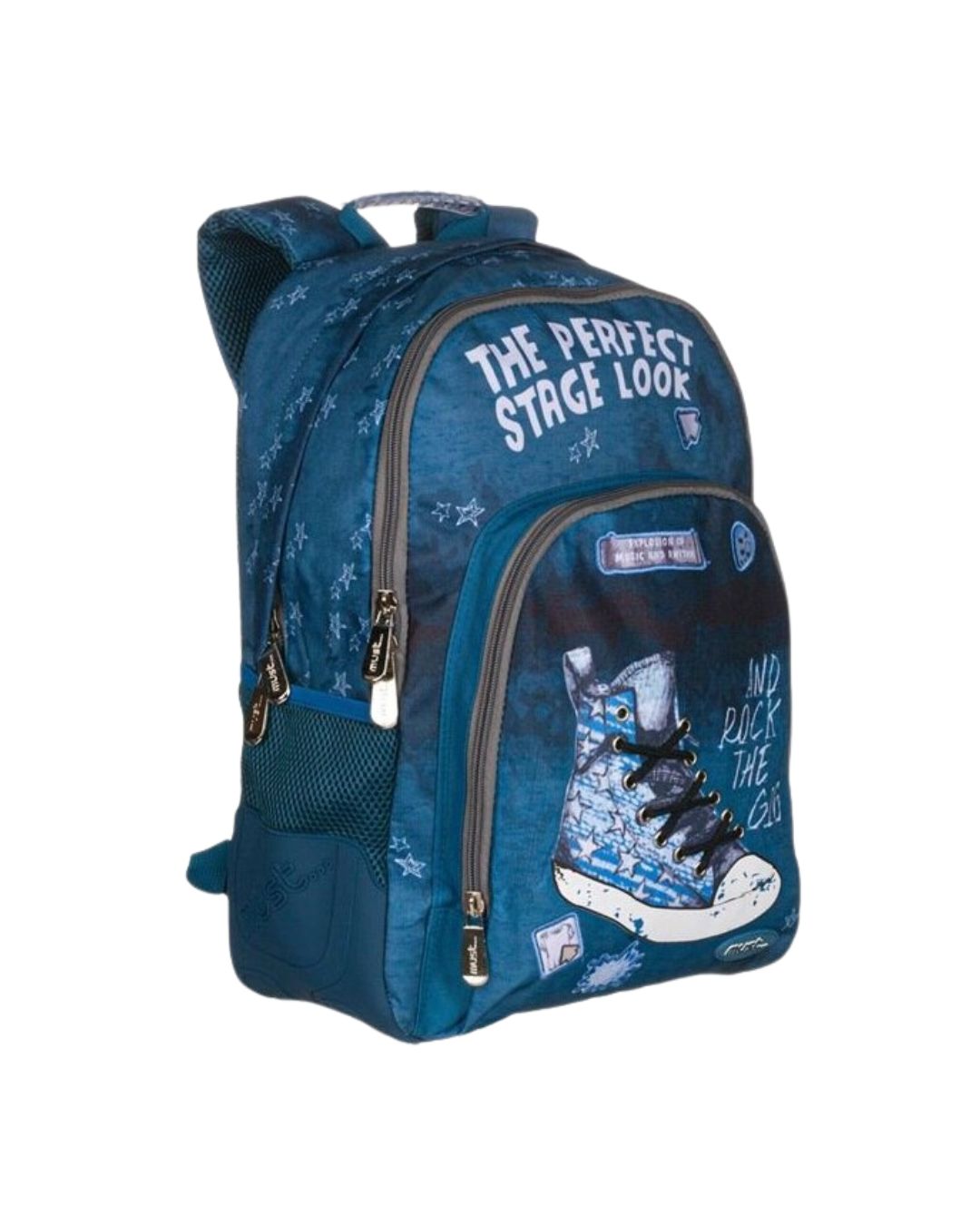 Must Blue School Backpack