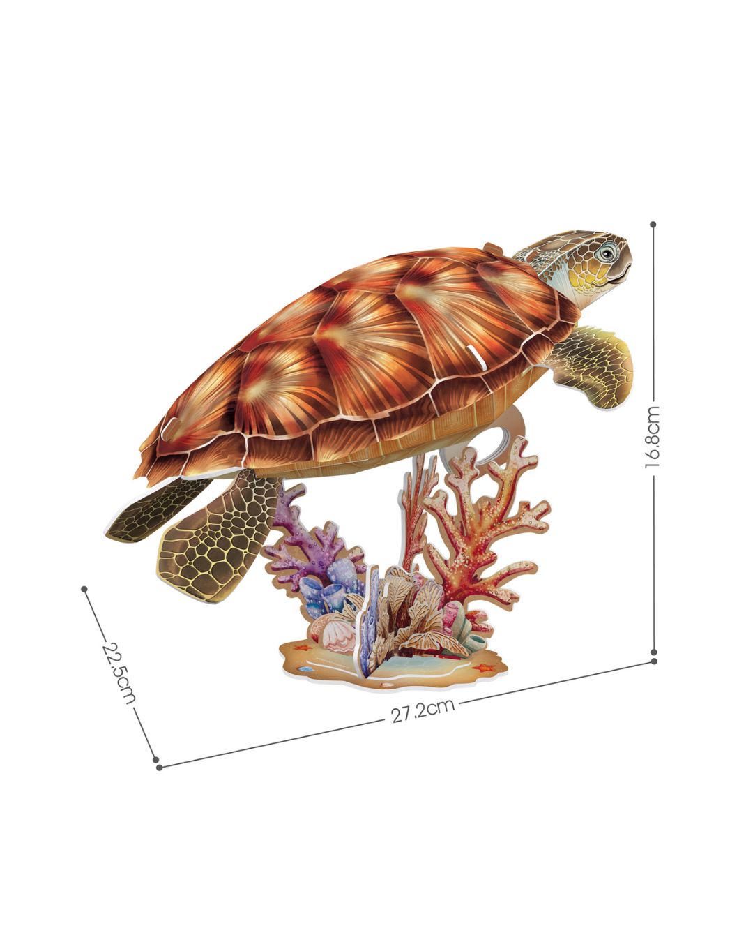 CubicFun Sea Turtle 3D Puzzle – 31 Pieces