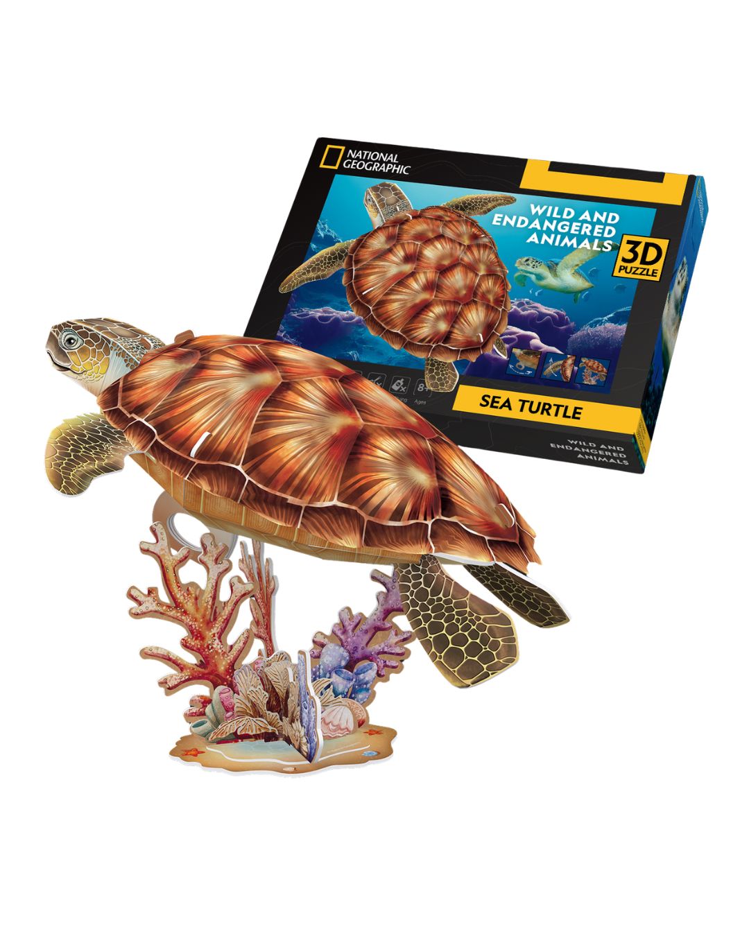 CubicFun Sea Turtle 3D Puzzle – 31 Pieces