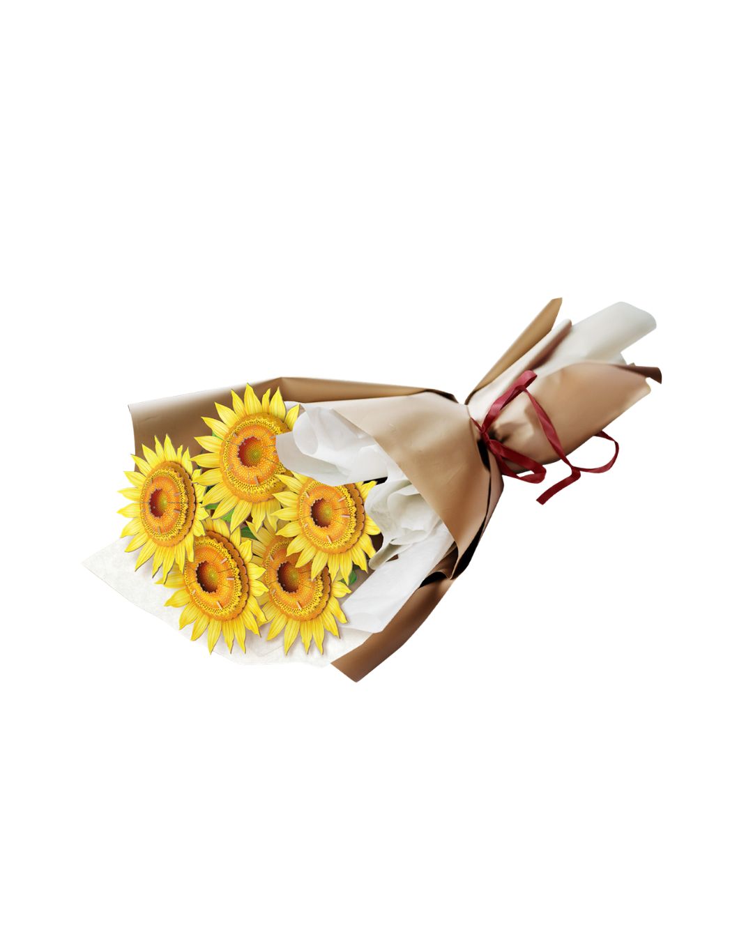 CubicFun Sunflower Bouquet 3D Puzzle