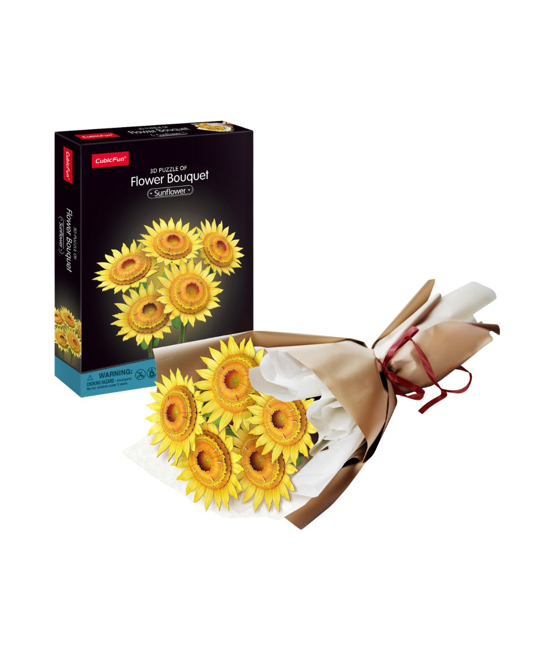 CubicFun Sunflower Bouquet 3D Puzzle