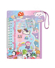 Hot Focus Pop-On Charms Journal Set