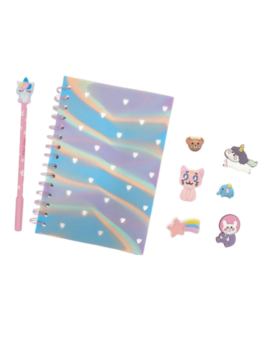 Hot Focus Pop-On Charms Journal Set