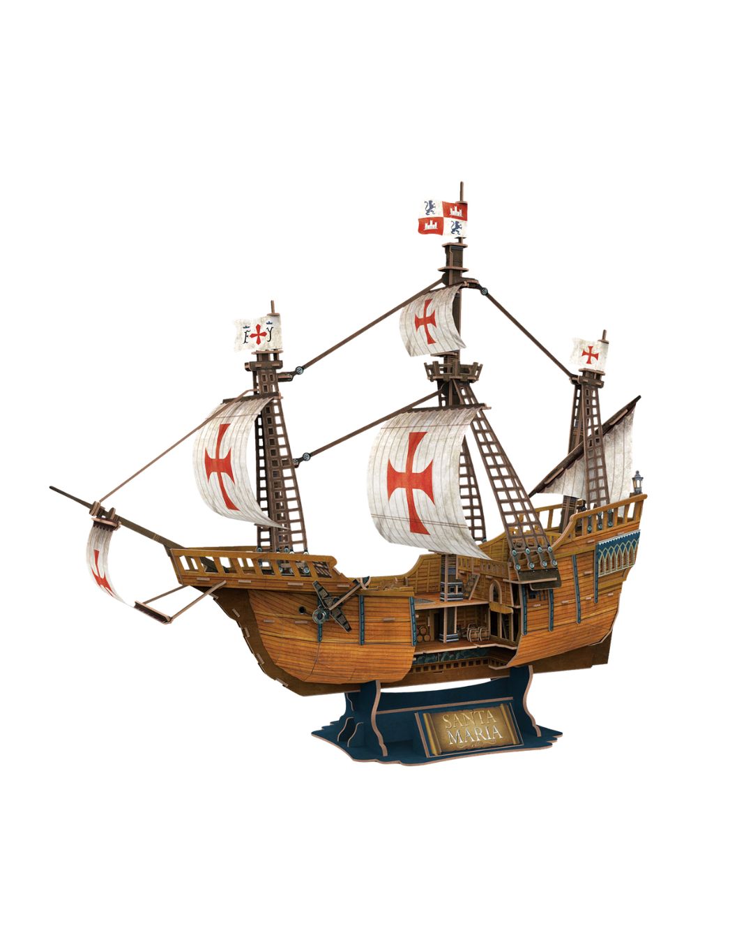 CubicFun 3D Santa Maria Ship Puzzle – 204 Pieces
