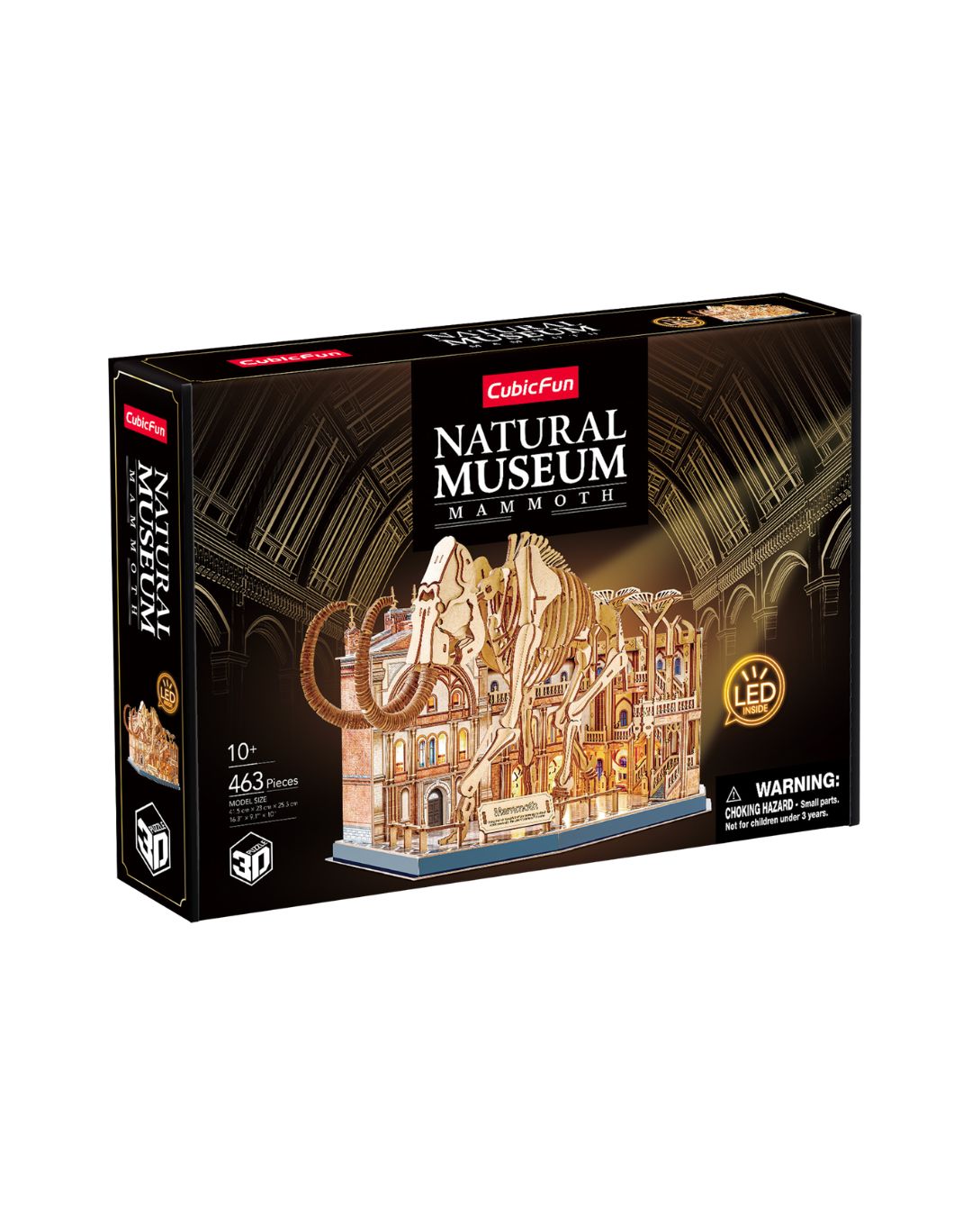 CubicFun Natural Museum Mammoth 3D Puzzle – 463 Pieces