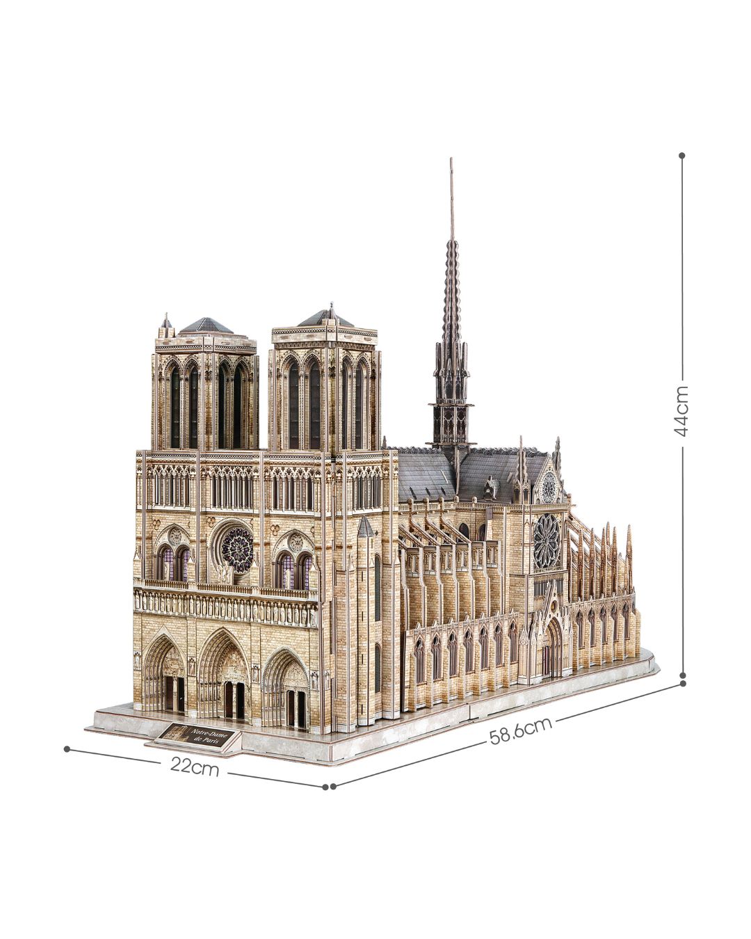 CubicFun Notre Dame de Paris 3D Puzzle – 293 Pieces