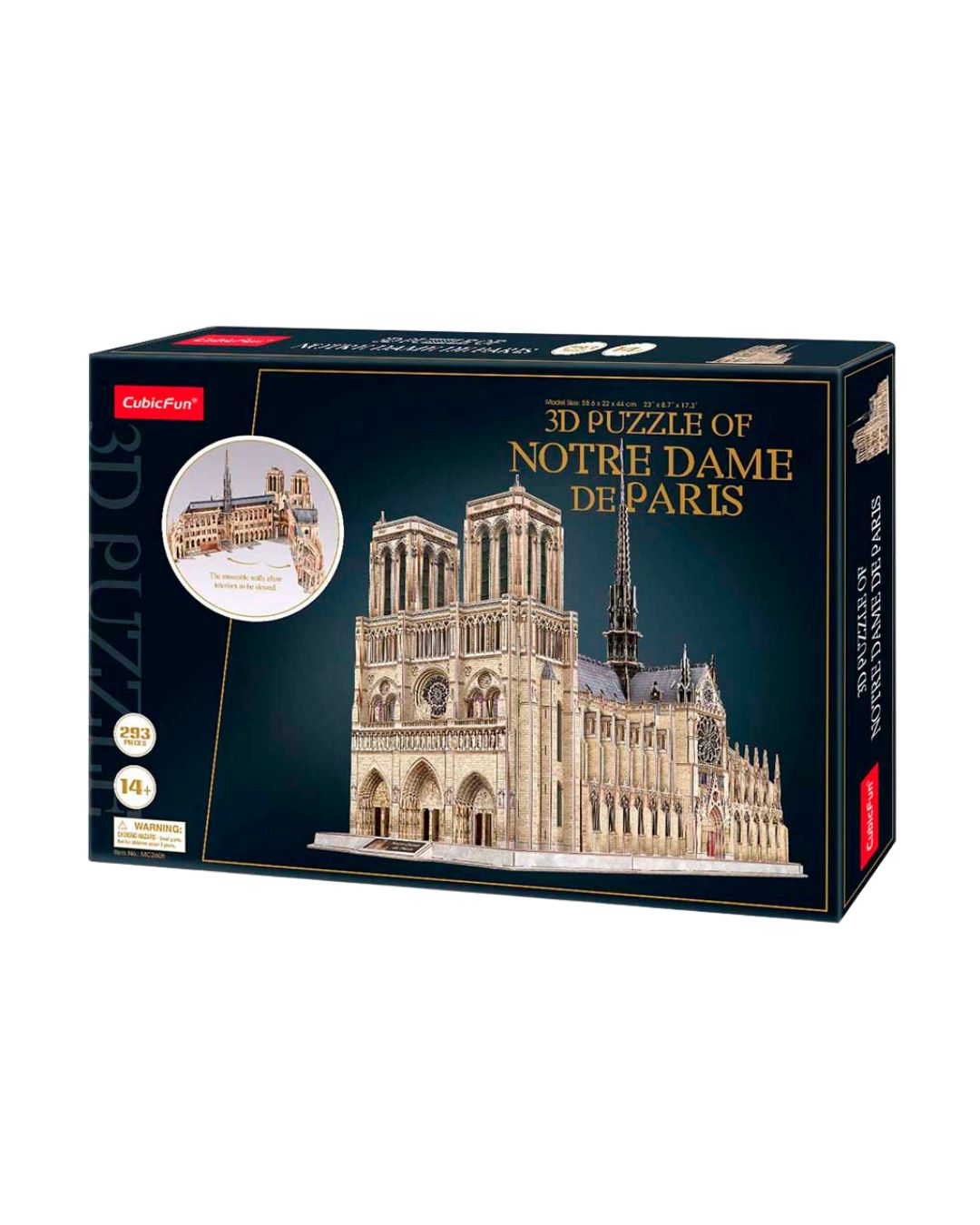 CubicFun Notre Dame de Paris 3D Puzzle – 293 Pieces