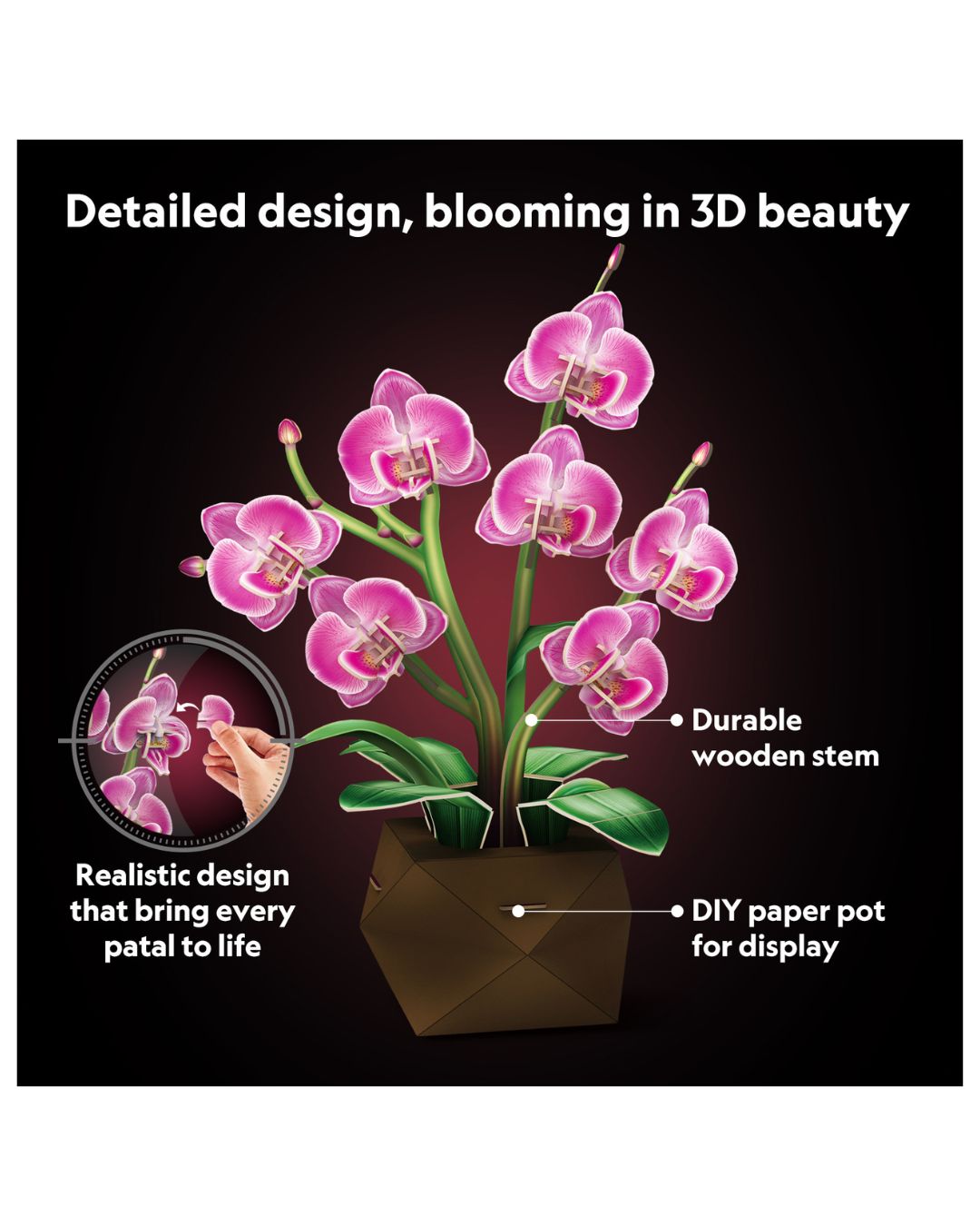 CubicFun Orchid 3D Puzzle