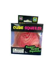 Marbled Cube Squeeze Fidget Toy