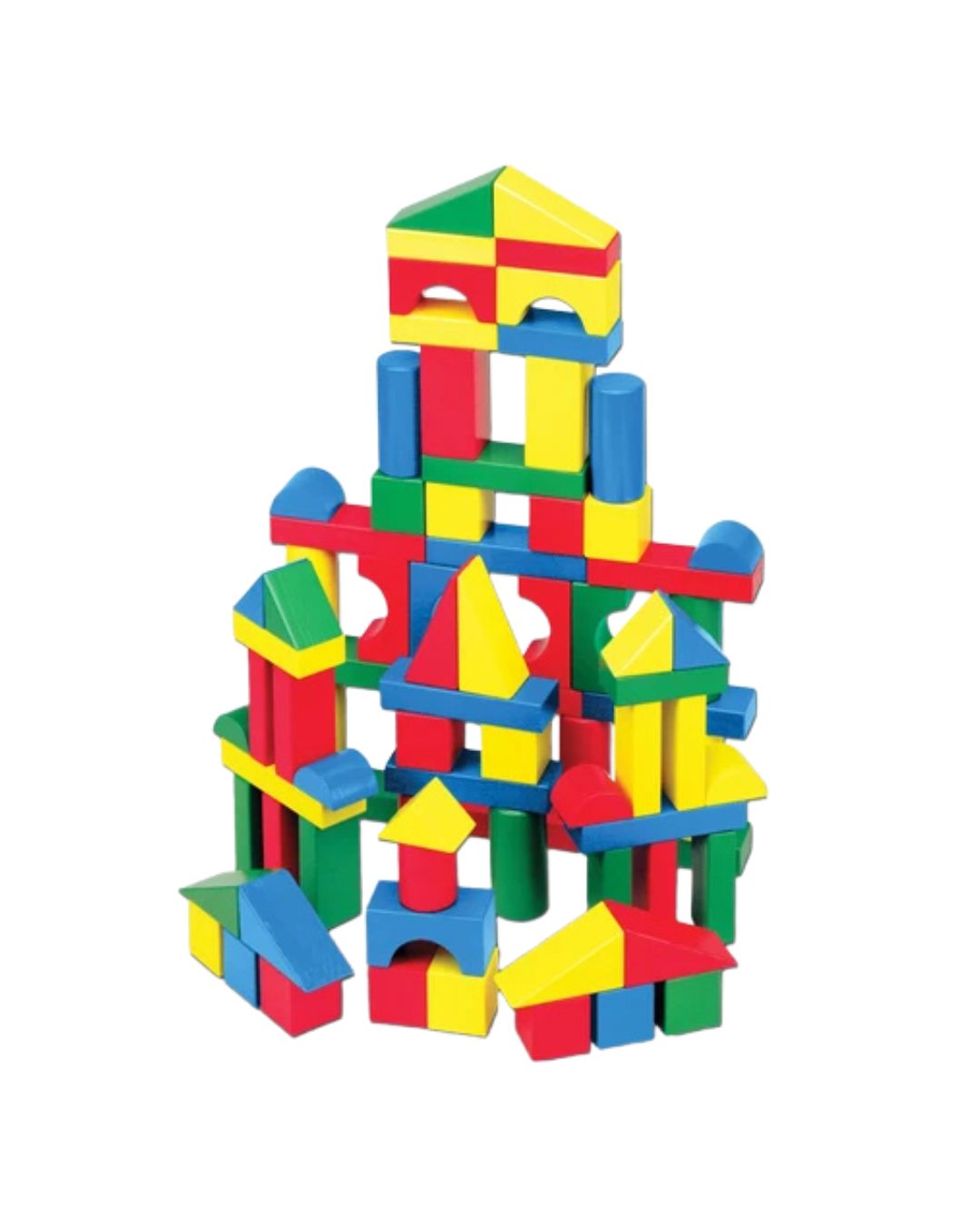 Melissa & Doug 100 Wood Blocks Set