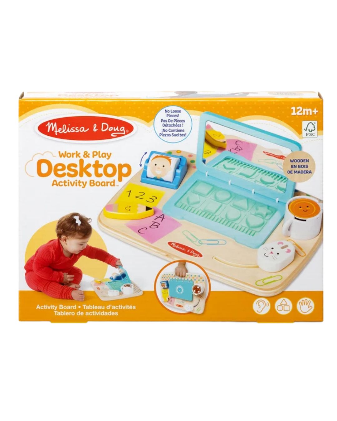 Melissa & Doug Work & Play Desktop Activity Board