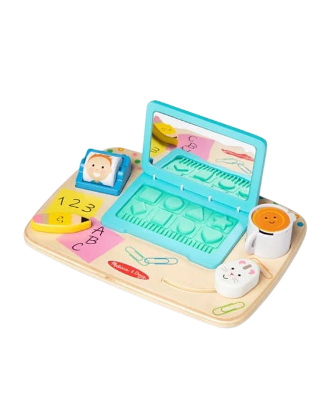 Melissa & Doug Work & Play Desktop Activity Board