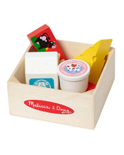 Melissa & Doug Wooden Food Groups Play Set – Dairy