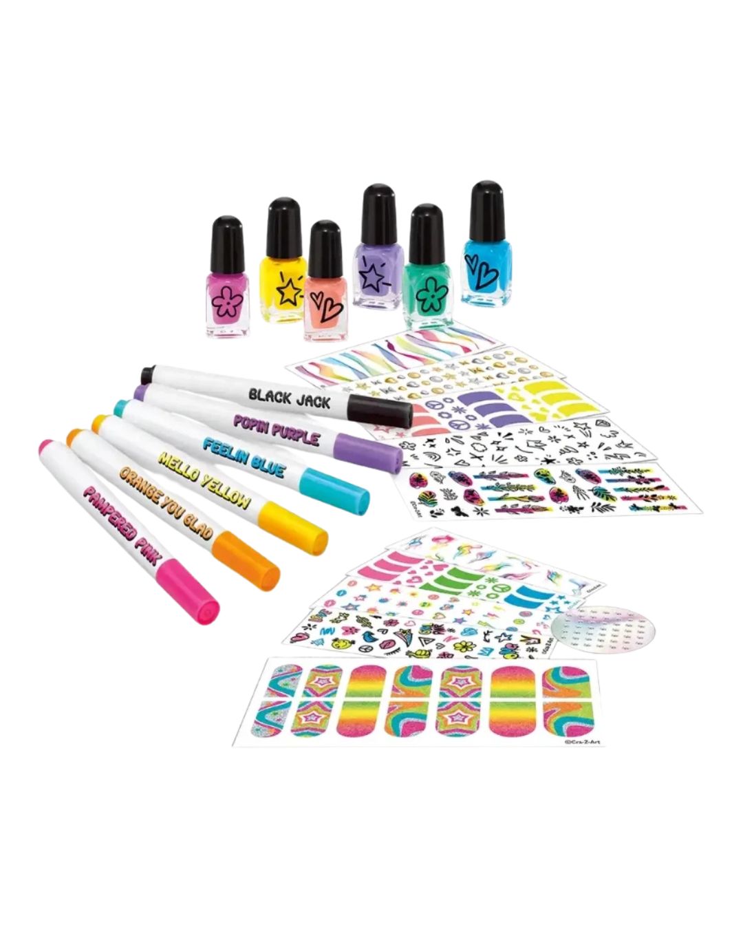 Neon Graffiti Nail Art Set