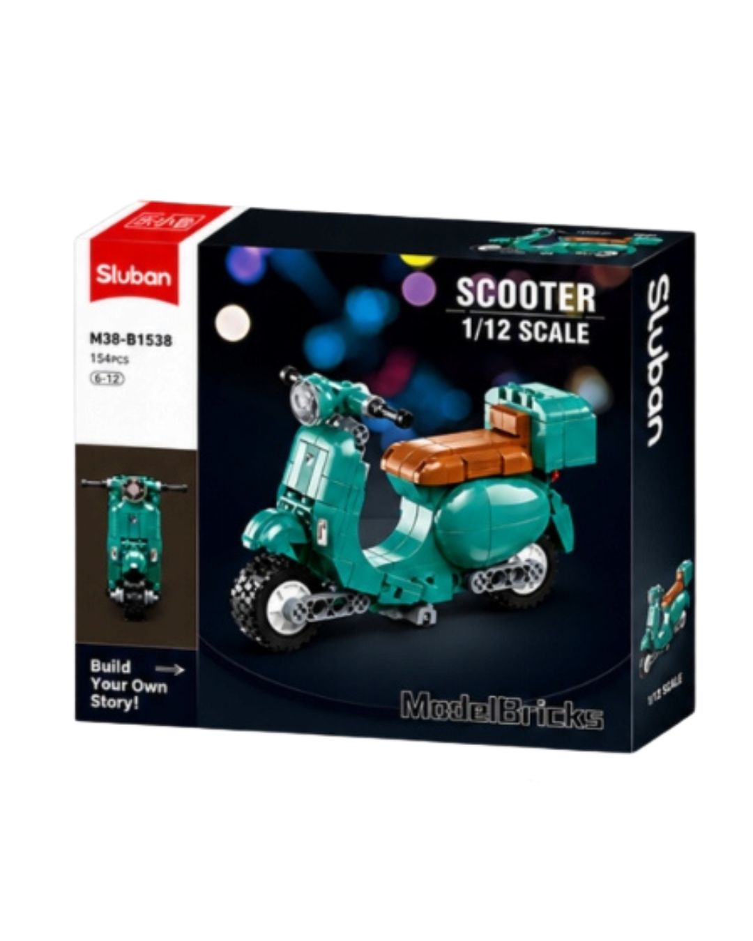 Sluban Retro Scooter Building Set