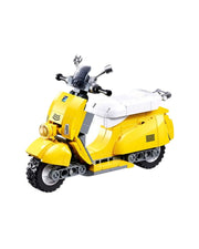 Sluban Model Bricks Yellow Scooter Building Set