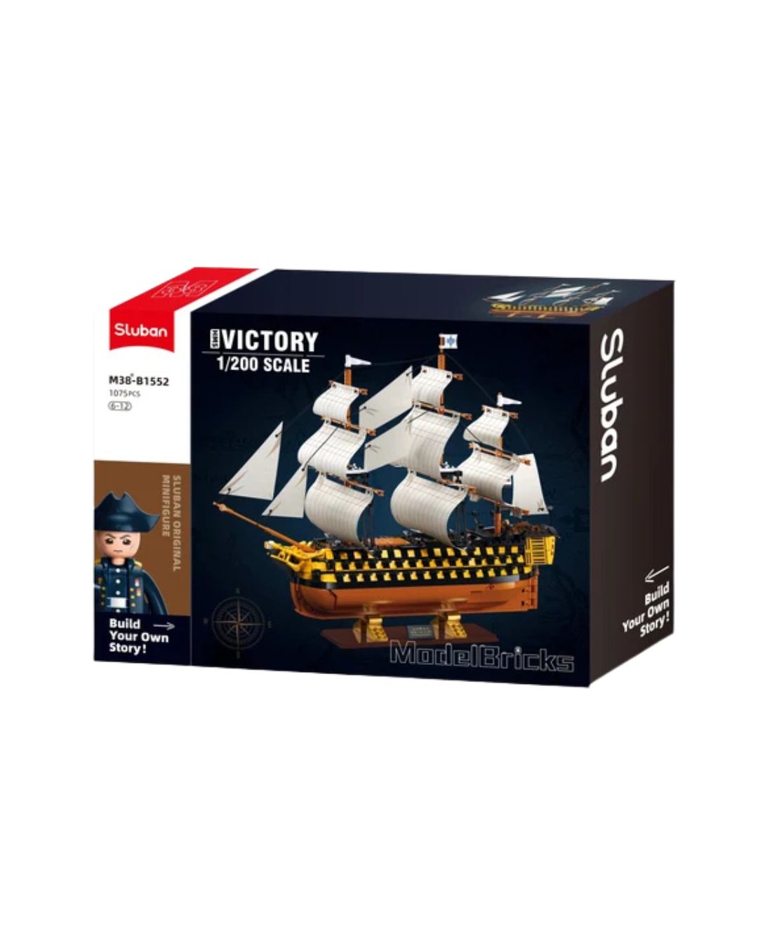 Sluban Sailing Ship Set – 1,075 Pieces