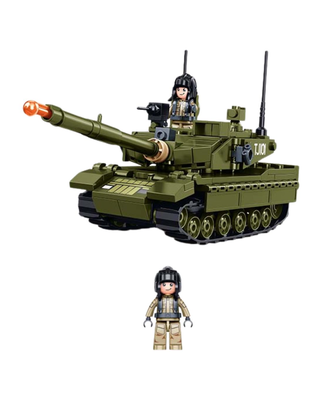 Military Tank Building Set – 183 Pieces