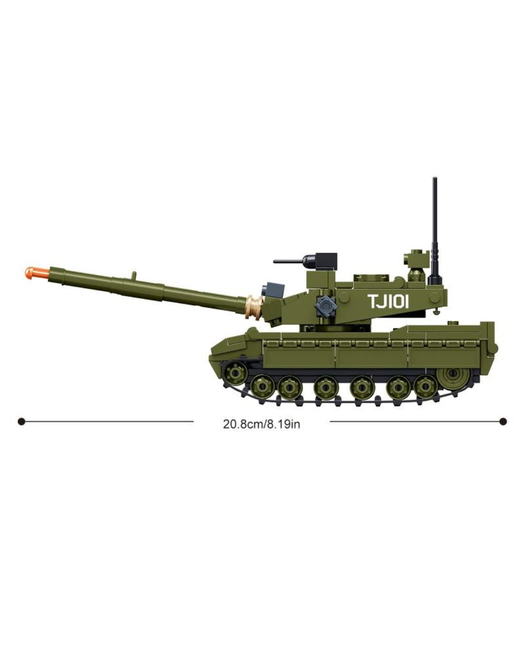 Military Tank Building Set – 183 Pieces