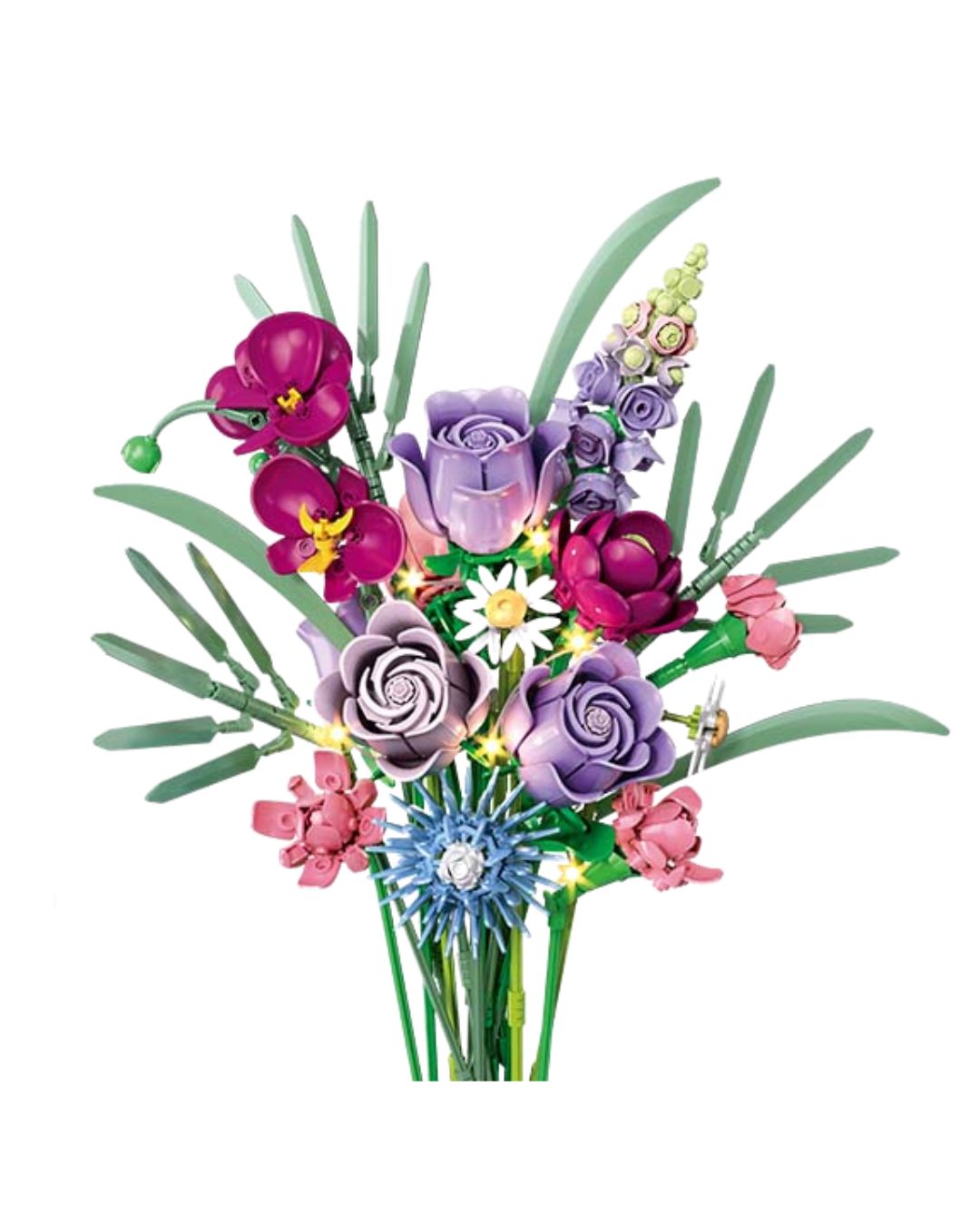Flower Bouquet Building Block Set