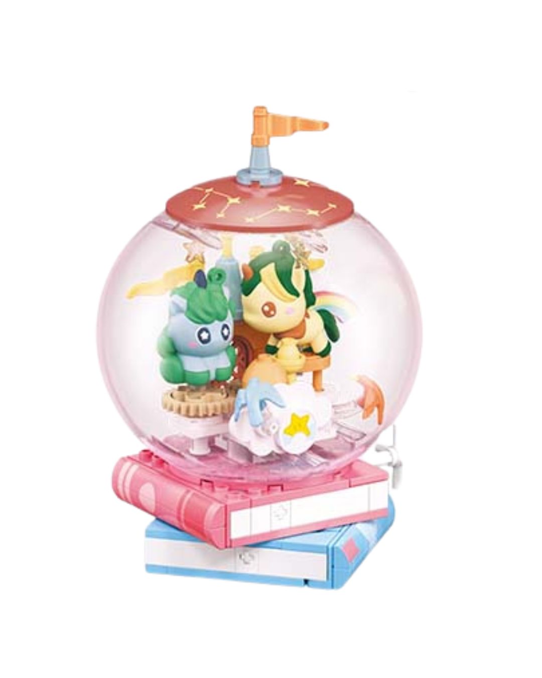 Magical Unicorn Crystal Ball Building Set