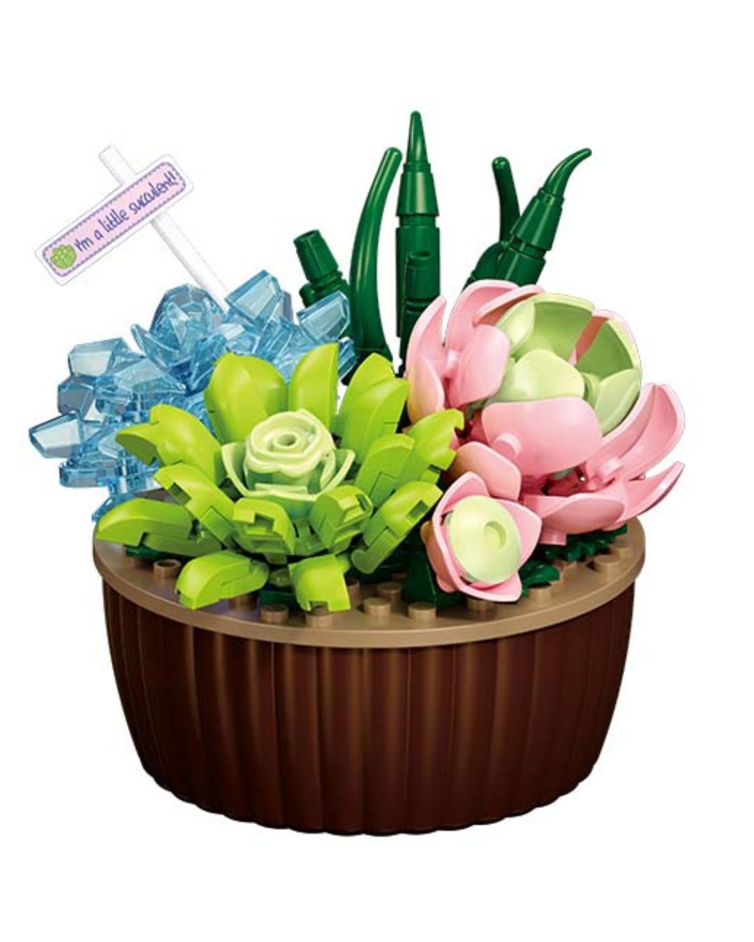 Sluban Green Succulents Building Block Set – 181 Pieces